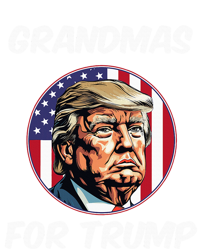 Grandmas For Trump American Flag T-Shirt