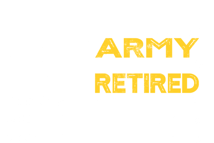 Retired Military Army 4th Of July T-Shirt