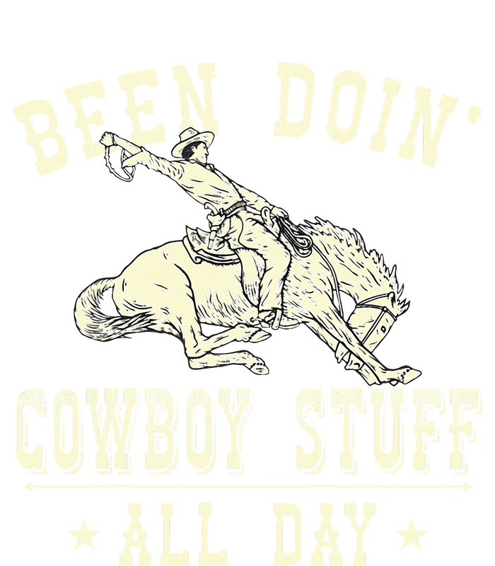 Been Doing Cowboy Stuff Funny Rodeo Cowboy Kids Tie-Dye T-Shirt