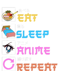 Eat Sleep Anime Repeat Anime Manga Ladies Long Sleeve Shirt