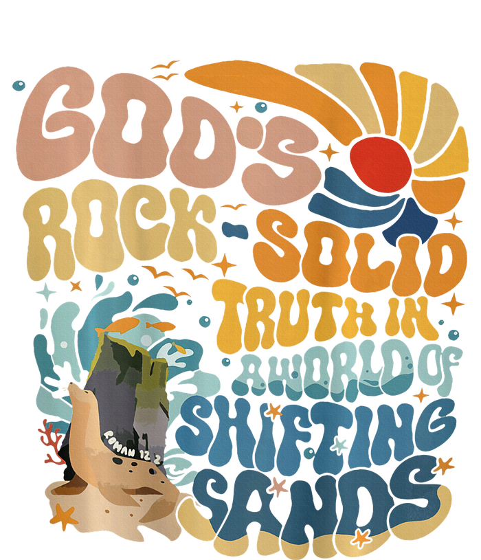 GodS Rocksolid Retro Beach Vbs 2024 T-Shirt