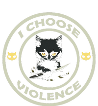 I Choose Violence Cat Funny Cat Loves Tie Dye Hoodie