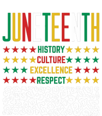 Juneteenth History Culture Excellence Respect Kids Hoodie