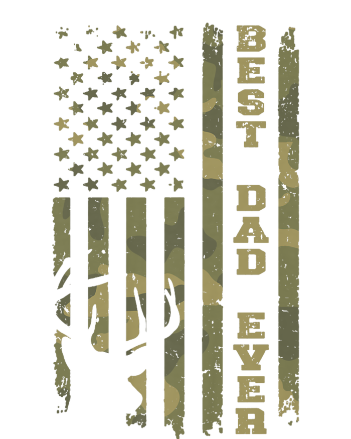 FatherS Day Best Dad Ever Vintage Camo Usa Flag Deer Hunter Women's Perfect Tri Tunic Long Sleeve Shirt