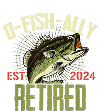 Ofishally Retired Since 2024 Retirement Fishing T-Shirt