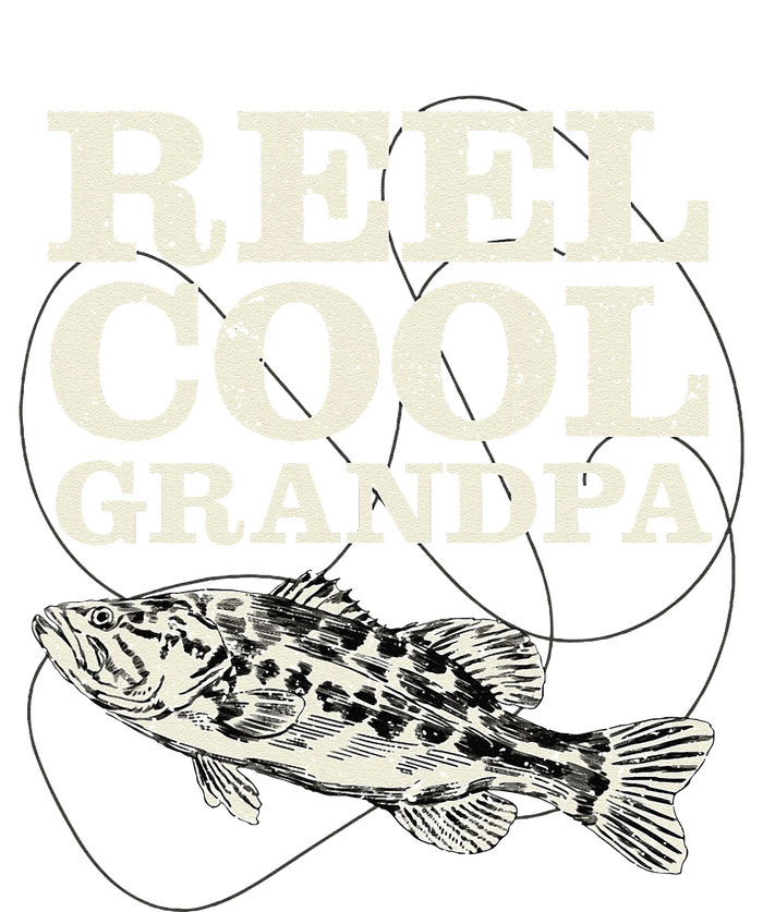 Reel Cool Grandpa Fly Fishing Walleye Fishing Pole Grandpa Kids Long Sleeve Shirt