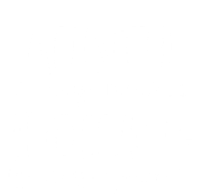 Aunty Is My Name Spoiling Is My Game Short Acrylic Beanie