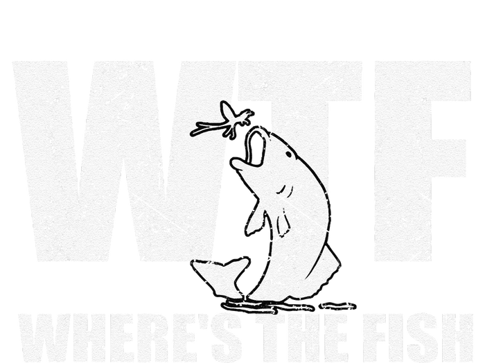 Wtf WhereS The Fish Funny Fishing Gifts Fathers Day Sustainable Bucket Hat