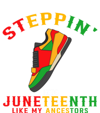 Stepping Into Junenth Like My Ancestors Black History Gift T-Shirt