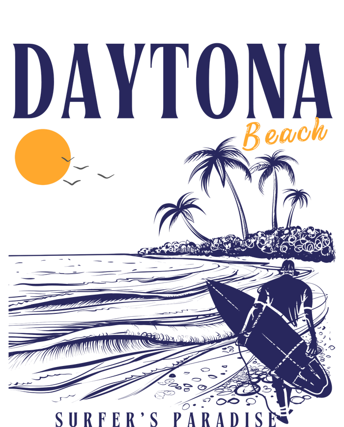 Vintage Surfing Daytona Beach Florida // Retro Surfer // SurferS Paradi Flat Bill Trucker Hat