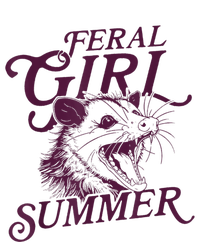 Feral Girl Summer Funny Women's Perfect Tri Tunic Long Sleeve Shirt