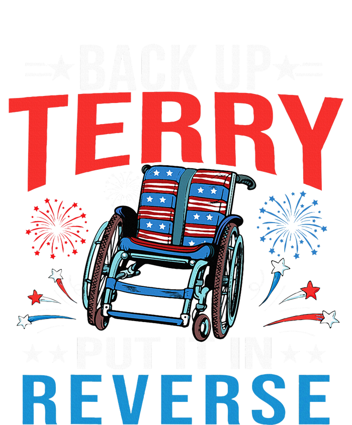 Back Up Terry Put It In Reverse Fireworks Funny 4th Of July Dry Zone Grid Polo