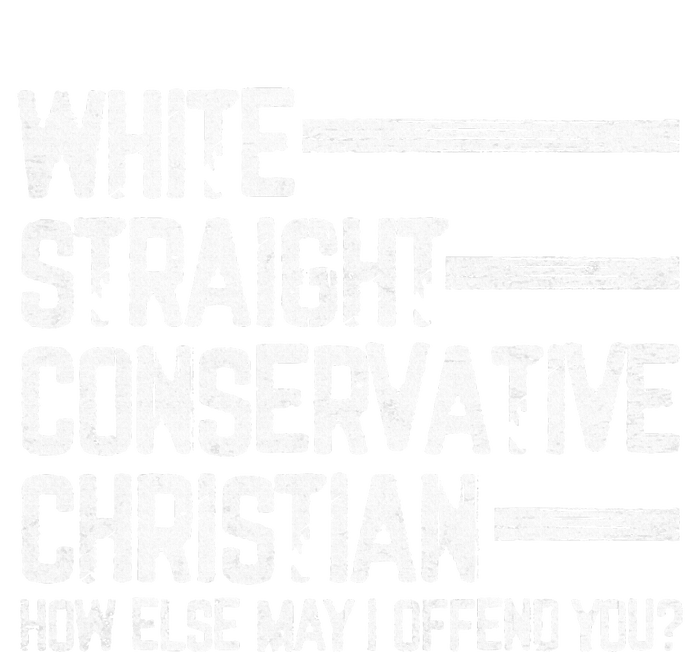 White Straight Conservative Christian Patriotic T-Shirt