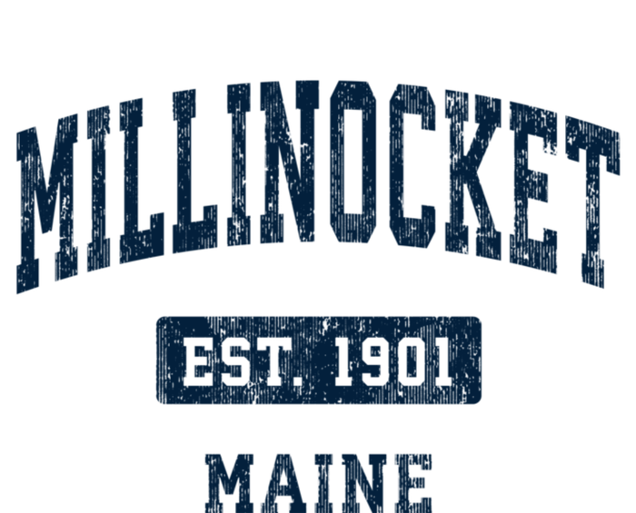 Millinocket Maine Me Vintage Sports Established T-Shirt