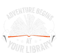 Reading Program 2024 Adventure Begins At Your Library Women's Racerback Tank