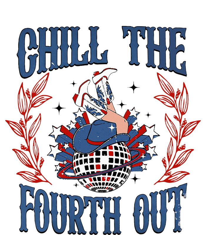 Chill The Fourth Out Vintage Cowgirl 4th Of July T-Shirt