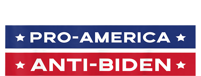 Pro America Anti Biden Flag Usa Impeach Joe Biden Anti Biden T-Shirt