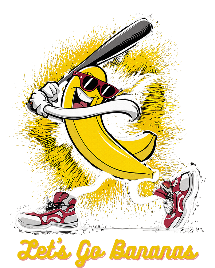 Banana Playing Baseball Fruit Lover Premium T-Shirt