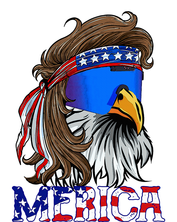 Eagle Mullet Sunglasses Merica 4th Of July Usa T-Shirt