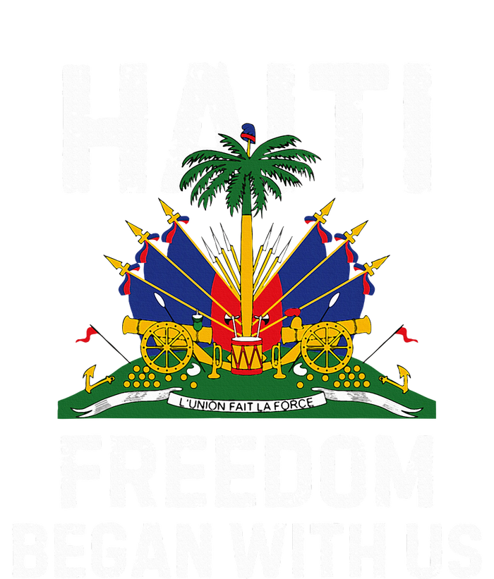 Freedom Began With Us Happy Haitian Flag Day T-Shirt