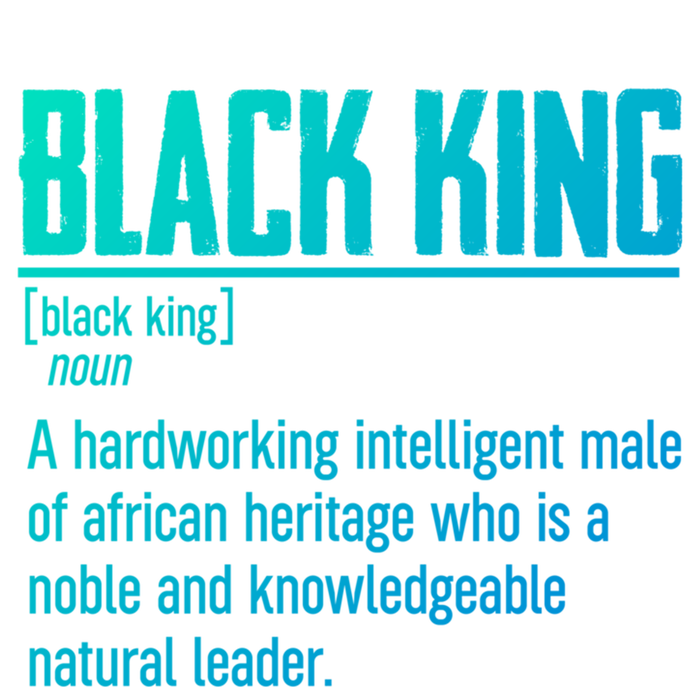 African Pride Black History Month Black King Definition Cute Gift T-Shirt