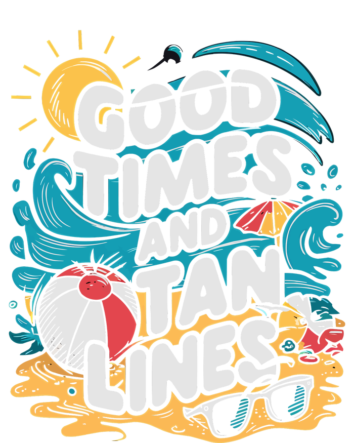 Good Times And Tan Linesv Drawstring Bag