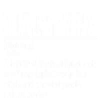 African Pride Black History Month Black King Definition Cute Gift T-Shirt