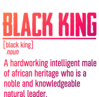 African Pride Black History Month Black King Definition Cute Gift T-Shirt