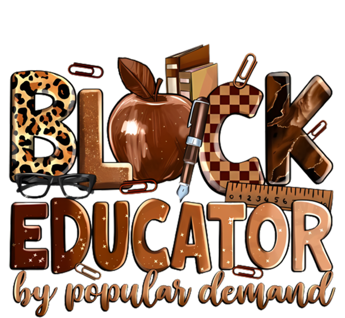 Black Educator By Popular Ded Black Teachers Meaningful Gift Insulated Varsity Jacket