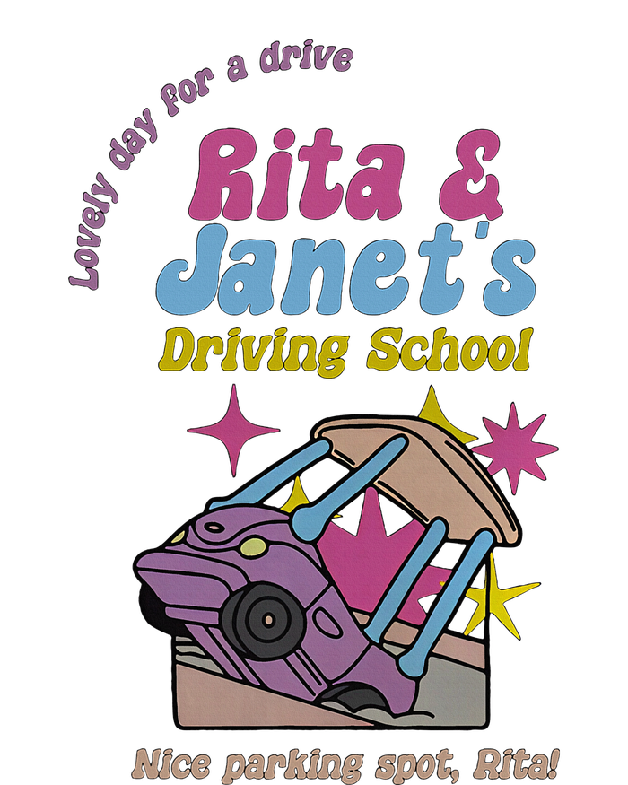 Funny Janet And Rita Driving School Nice Parking Spot Rita Tank Top