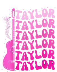 Girl Retro Taylor First Name Personalized Birthday Groovy Short Acrylic Beanie