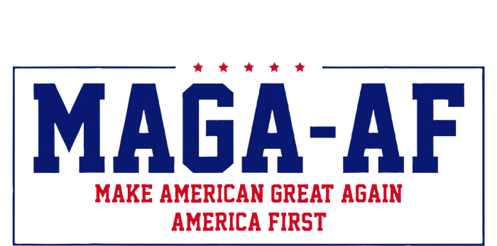 Magaa.F. Make American Great Again America First Tie-Dye Long Sleeve Shirt