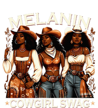 Melanin Cowgirls African Melanin Cowgirl Swag Black History Performance Sprint T-Shirt