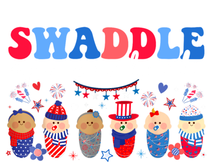 Swaddle Specialist Nicu L&D Mother Baby Nurse 4th Of July Women's V-Neck T-Shirt