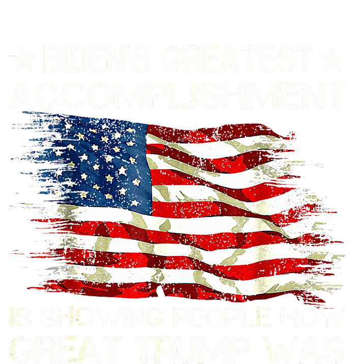 Bidens Greatest Accomplishment Is Showing Trump 2024 Sweatshirt Cinch Pack Bag