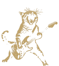 Rock Cat Playing Guitar Cat T-Shirt