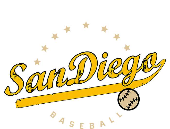 San Diego City Baseball Vintage Varsity Sweatshirt