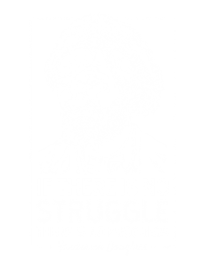 Frederick Douglas No Struggle Progress Black History Gift Kids Hoodie