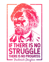 Frederick Douglas No Struggle Progress Black History Gift T-Shirt