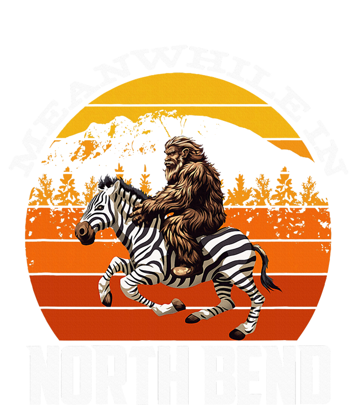 Bigfoot Riding A Zebra Meanwhile In North Bend Toddler Sweatshirt