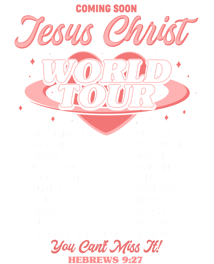 Jesus Christ World Tour Christian Faith Backpack