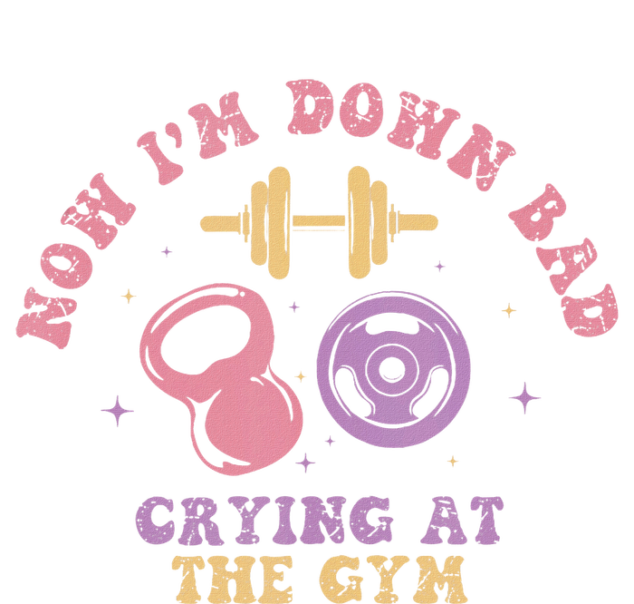 Now IM Down Bad Crying At The Gym Tank Top.Png Women's Fleece Hoodie