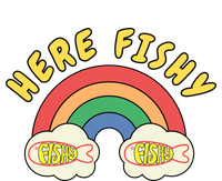 Here Fishy Fishy Fishy Funny Retro Rainbow Legacy Cool Fit Booney Bucket Hat