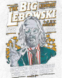 Funny Political Name Lebowski Political Election Vote 2024 Button