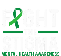 Fight The Stigma Mental Health Awareness Green Ribbon Womens California Wash Sweatshirt