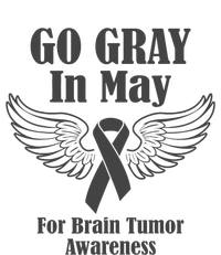 Go Gray In May Brain Tumor Awareness Cancer Hope Gray Ribbon T-Shirt