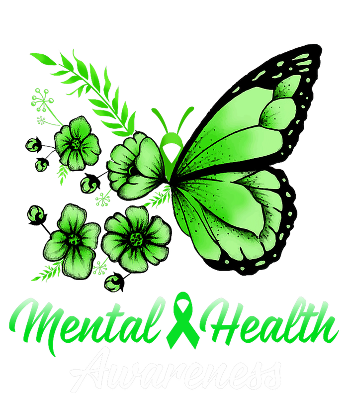 Mental Health Awareness Butterfly T-Shirt