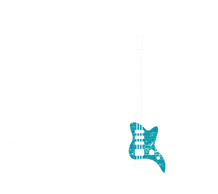 Heartbeat Guitarist Guitar Gift Coaster