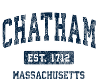 Chatham Massachusetts Ma Vintage Athletic Sports Flat Bill Trucker Hat