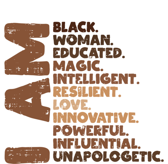 I Am Black Melanin Africa Pride History Bhm Gift T-Shirt